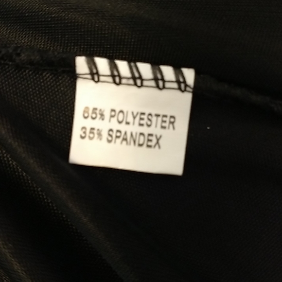 Cal Fashions black cream stretch skirt Sz M - Picture 7 of 7